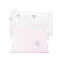 Бебешки спален комплект KIKKABOO Dream Big Pink 6 части 70/140