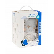 Бебешко одеяло KIKKABOO Joyful Mice 3D бродерия