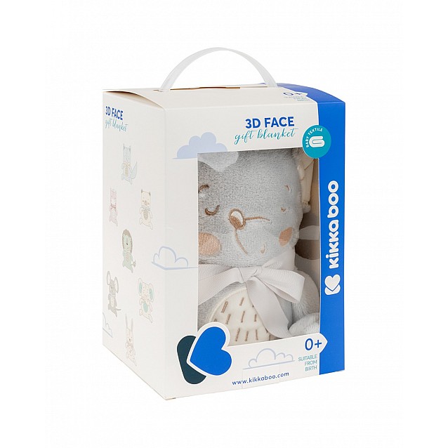Бебешко одеяло KIKKABOO Joyful Mice 3D бродерия - 2