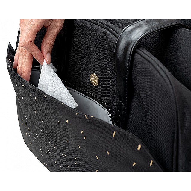 Чанта за кафява KIKKABOO Chelsea Confetti черна - 3