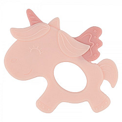 Чесалка за зъби KIKKABOO Unicorn Розова силиконова