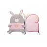 Комплект плюшени възглавници за кошара KIKKABOO Pink Bunny