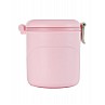 Кутия за съхранение на сухо мляко KIKKABOO 130 гр розова + лъжичка