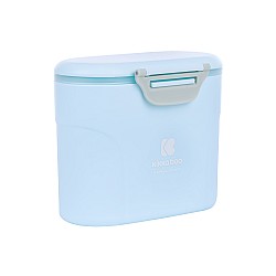 Кутия за съхранение на сухо мляко KIKKABOO 160 гр синя с лъжичка
