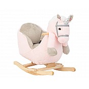 Детска люлка със седалка и звук KIKKABOO Pink Horse