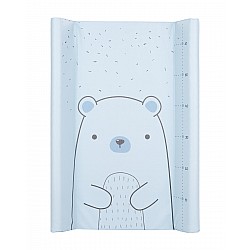Мека подложка за повиване KIKKABOO Bear with Me синя 70/50 см