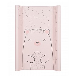 Мека подложка за повиване KIKKABOO Bear with Me розова 70/50 см