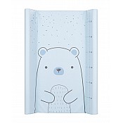 Мека подложка за повиване KIKKABOO Bear with Me синя 80/50 см