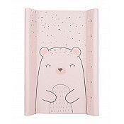 Мека подложка за повиване KIKKABOO Bear with Me розова 80/50 см