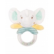 Мека играчка плюшена дрънкалка KIKKABOO Elephant Time