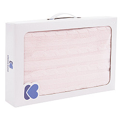 Бебешко одеяло KIKKABOO Light Pink