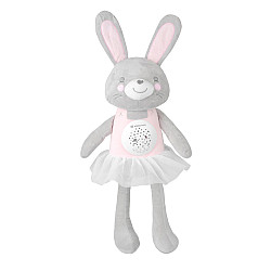 Плюшена музикална играчка с прожектор KIKKABOO Bella the Bunny