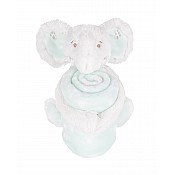 Бебешко одеяло KIKKABOO Elephant Time + играчка