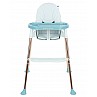 Столче за хранене KIKKABOO Sky-High Blue 2020