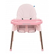 Столче за хранене KIKKABOO Sky-High Pink 2020