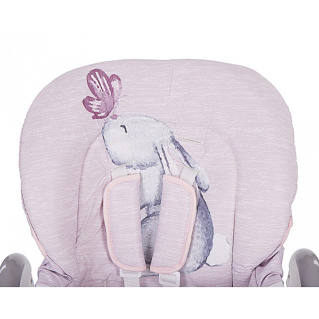 Столче за храненe KIKKABOO Sweet Nature Pink Rabbit - 3