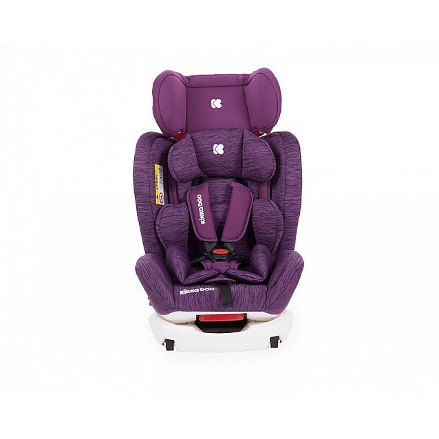 Столче за кола KIKKABOO 4Fix (0-36 кг) purple melange ISOFIX - 4