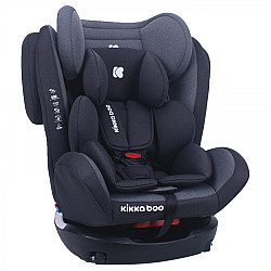 Столче за кола KIKKABOO Fix (0-36 кг) тъмносиво ISOFIX