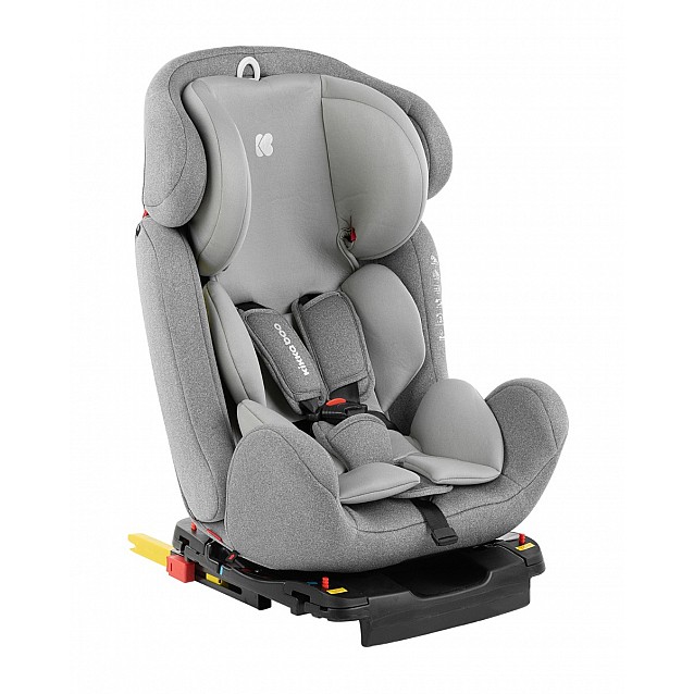 Столче за кола KIKKABOO Safe (0-36 кг) светлосиво ISOFIX