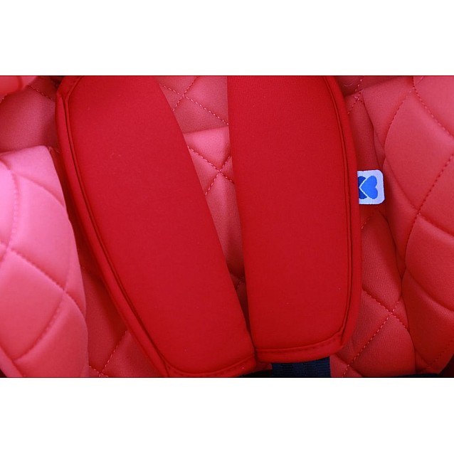 Столче за кола KIKKABOO Viaggio (9-36 кг) червено ISOFIX - 2