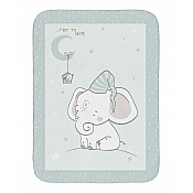 Бебешко одеяло KIKKABOO Elephant Time 110/140 см