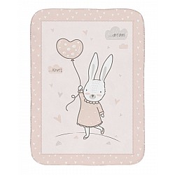 Бебешко одеяло KIKKABOO Rabbits in Love 110/140 см