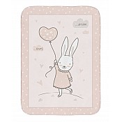 Бебешко одеяло KIKKABOO Rabbits in Love 80/110 см
