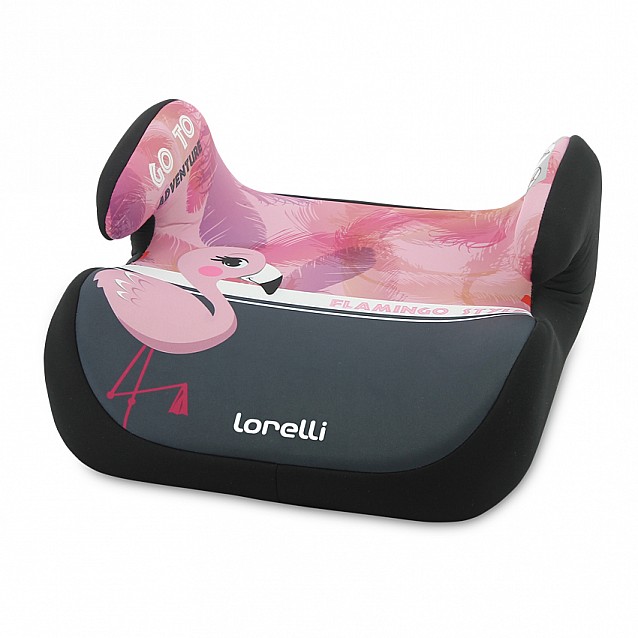 Столче за кола LORELLI Topo Comfort (15-36 кг) Flamingo Grey&Pink - 2