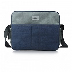 Чанта за количка LORELLI сиво-синьо