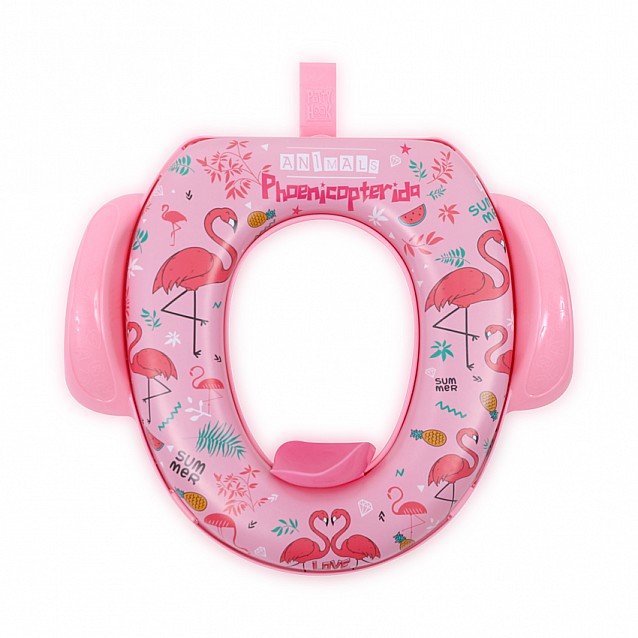 Детска седалка за тоалетна LORELLI Фламинго розова - 3