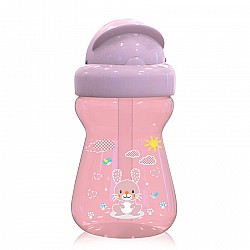 Спортна бутилка Baby Care Animals 200 мл Blush Pink