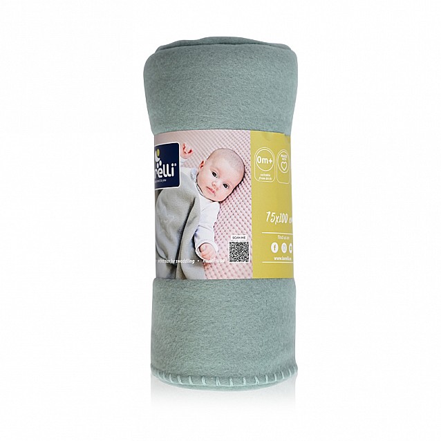 Бебешко одеяло LORELLI 75/100 см полар mint - 2