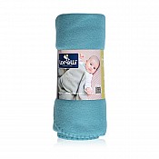 Бебешко одеяло LORELLI 75/100 см полар Stone Blue