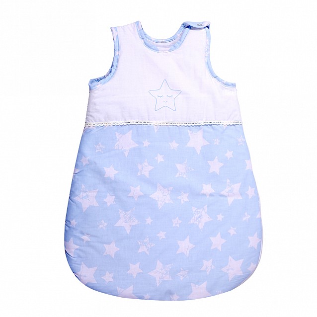 Бебешки спален чувал LORELLI сини звезди 0-6 м летен