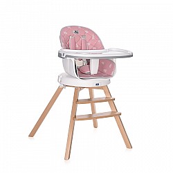 Въртящо столче за хранене LORELLI Napoli Pink Bears