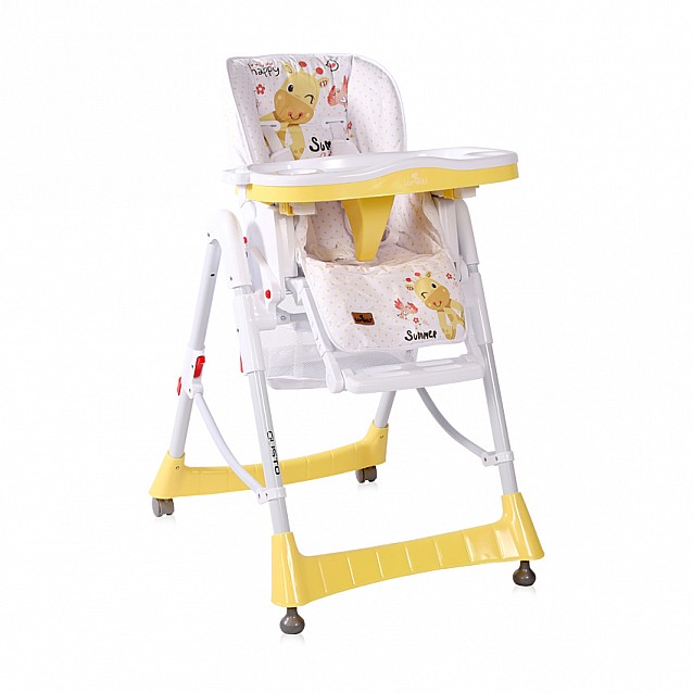 Столче за хранене LORELLI Gusto Yellow Giraffe - 2