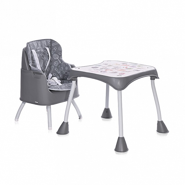 Столче за хранене LORELLI Trick 3в1 Grey Candy - 2
