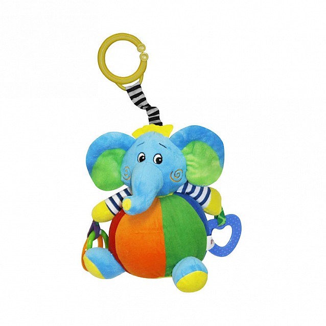 Играчка забавен слон LORELLI синя - 2
