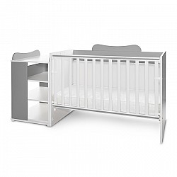 Бебешко легло LORELLI Multi 190/82 см бяло Stone Grey