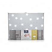 Възглавница за бебе LORELLI Air Comfort 60/45/9 Звезди сива