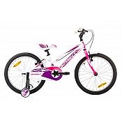 Детско колело SPRINT Calypso 20" White&Pink 242 мм