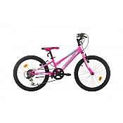 Детско колело BIKESPORT Bachini Jessie 20" Neon Pink Matt 241 мм