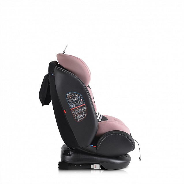 Столче за кола CANGAROO Pilot (0-36 кг) розово ISOFIX - 11
