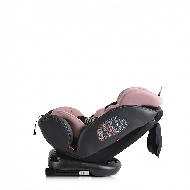 Столче за кола CANGAROO Pilot (0-36 кг) розово ISOFIX - 15