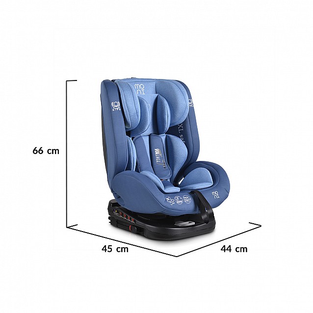 Столче за кола MONI Serengeti (0-36 кг) син - 14