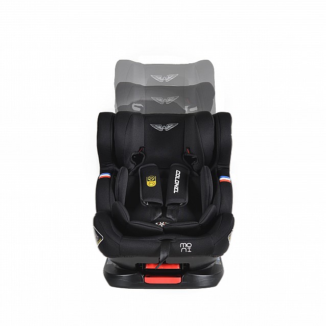Столче за кола MONI Colonel (0-36 кг) черно ISOFIX - 19