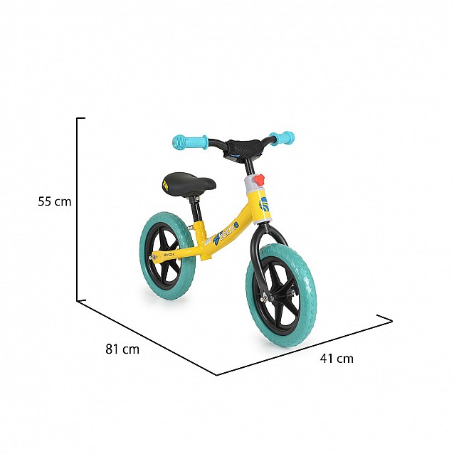 Велосипед балансиращ 2B balanced жълт - 5