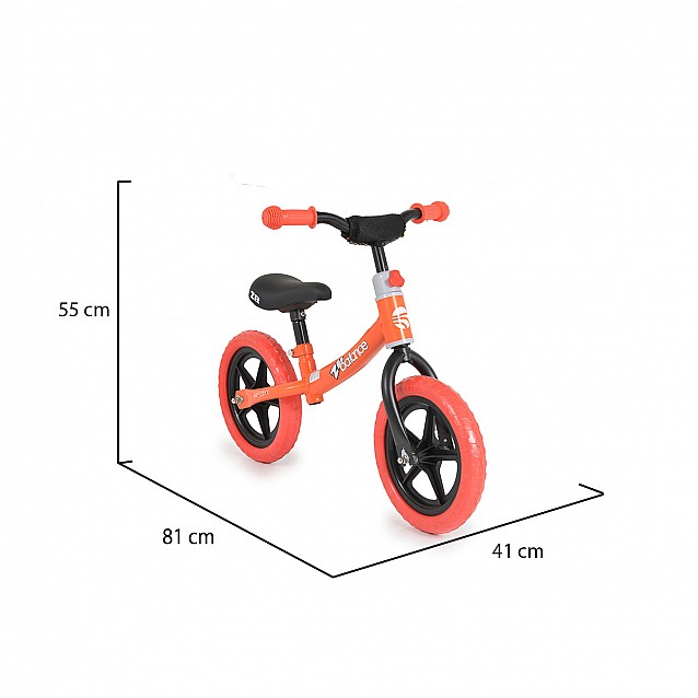 Велосипед балансиращ 2B balanced червен - 9