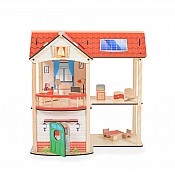 Детска дървена къща за кукли MONI Elly