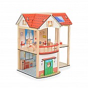 Детска дървена къща за кукли MONI Elly